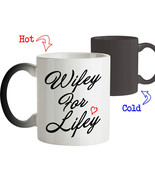 Anniversary Wedding Gifts for Wife - Wifey For Lifey - Magic Coffee Mug - $24.07