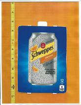 HVV Size Schweppes Orange 12oz CAN Soda Vending Machine Flavor Strip - £2.39 GBP
