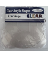 Clear Scraps Acrylic Carriage Templates NEW - $364.10 MXN