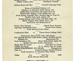 Wayside Inn Charm House Menu Tower Court Chicago Illinois 1936 - £98.26 GBP