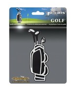 5&quot; golf club bag chrome auto car sticker emblem made in usa - £15.97 GBP