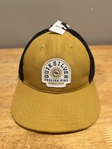 Quiksilver Dawned Trucker Hat Blue Gold WV SnapBack  NEW Tags - $41.61 CAD