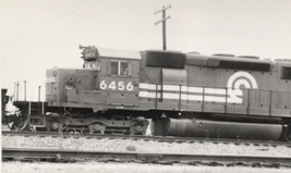 Conrail Railroad CR #6456 SD40-2 Electromotive Train B&amp;W Photo West Chicago IL - £9.62 GBP