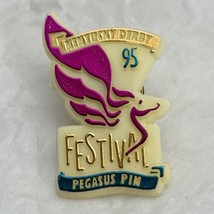 1995 Kentucky Derby Festival Pegasus Parade Horse Racing Plastic Lapel Hat Pin - £4.70 GBP