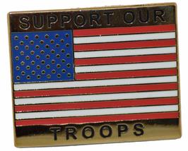 Support Our Troops Lapel Pin Or Hat Pin - Veteran Owned Business - £4.40 GBP