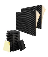 12 Pack Self-Adhesive Sound Proofing Egg Crate Foam, 1.5&quot;X12&quot;X12&quot; Quick-... - $38.99