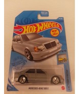 Hot Wheels 2021 #145 Silver Mercedes Benz 500E Factory Fresh Series 08/1... - £7.89 GBP