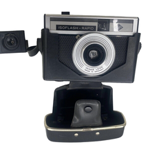 Vintage 1950s AGFA Germany Isoflash Rapid Camera W/Case Photography Prop Decor - £27.68 GBP