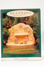 Hallmark  O Holy Night  Nativity Screen  4 Piece Set  Keepsake Ornament - $22.36