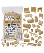 BMC Classic Marx Military Base Camp - 44pc Plastic Army Men Playset Acce... - £28.43 GBP