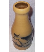Maple City Pottery Country Blue Decorative Stoneware Milk Bottle of Monm... - $24.62 CAD