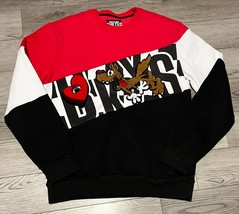 Men&#39;s Black Keys Dog and Heart Crew Neck Sweater - Red/Black urbanwearsy - £30.57 GBP