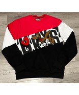 Men&#39;s Black Keys Dog and Heart Crew Neck Sweater - Red/Black urbanwearsy - £30.83 GBP