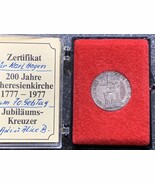 Rare Silver Medal In Honor Of 200th Anniversary Of Teresian Church 1977 - $1,120.26 MXN