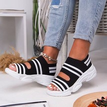 Women Sandals High Heels Platform Women Shoe Black 40 - £14.34 GBP