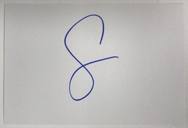 Selena Gomez Autographed Signed 4x6 Index Card - £21.25 GBP