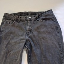 Riders Women's Size 16P Black Bootcut Leg Denim Jeans Measured 34x29 image 11