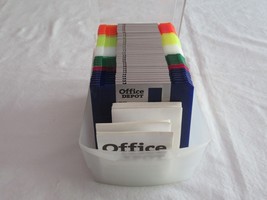 Lot of 37 Office Depot &amp; Staples 2HD 3.5” Floppy Disks 1.44 MB in Storag... - $441.97 MXN