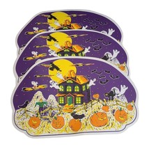 Spooky Farm Halloween Vinyl Kids Placemats Set of 3 - £9.60 GBP