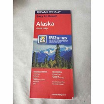 Rand McNally Road Map Alaska State Map 2008 - £9.36 GBP