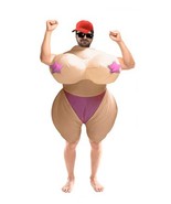 Fun Inflatable Big Mama Costume Outfit Suit Halloween or Stag Hen Party - $629.32 MXN