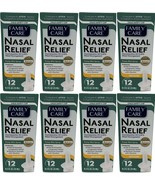 Lot 8,12 HR NASAL RELIEF PUMP MIST ANTI DRIP SPRAY 0.5oz SEVERE CONGESTI... - $29.69