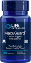 MAKE OFFER! 3 Pack Life Extension Macuguard Ocular Support Saffron 60 soft gel image 1