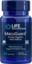 3 BOTTLES SALE Life Extension Macuguard Ocular Support Saffron 60 soft gel - £34.29 GBP