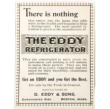 Eddy Refrigerator Boston Mass 1897 Advertisement Victorian Appliance ADB... - $372.61 MXN