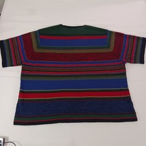 Kasper & Company ASL Women's 3X Multicolor Wool Blend Short Sleeve Shirt Top image 14