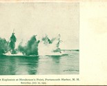 Vtg Postcard 1905 Portsmouth Harbor The Great Explosion at Henderson&#39;s P... - $5.89