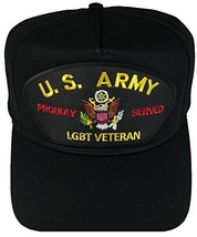 US Army LGBT Proudly Served Veteran HAT - Black - Veteran Owned Business - £13.81 GBP
