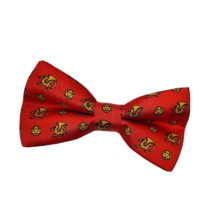 Dungeons And Dragons Dnd Dice Black Tie Geek Skinny Red Bow Tie Retro Loot Crate - £5.43 GBP