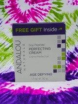Andalou Naturals Goji Peptide Perfecting Cream Age Defying Renew Skin, 1.7 oz - £11.18 GBP