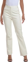 White Formal Winter Leather Trousers Stylish Lambskin Women Designer Pant - £78.88 GBP+