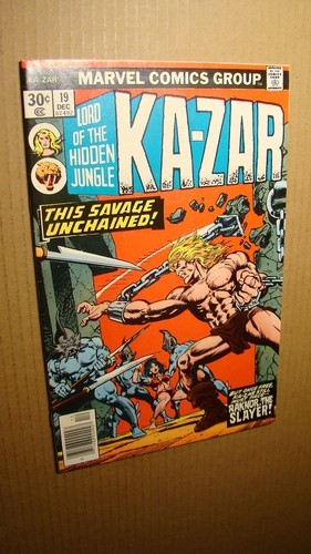 KA-ZAR 19 *NM- 9.2* VS RANKOR THE SLAYER SAVAGE LAND 1974 ZABU - £5.95 GBP
