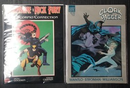 MARVEL Comics Graphic Novel Lot (Wolverine &amp; Nick Fury NM + Cloak &amp; Dagg... - $419.98 MXN