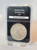 1923 Peace Dollar $1 90% Silver PCS Stamps &amp; Coins - £31.54 GBP