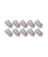 4xem 4X100PKC5E 100PK CAT5E RJ45 MODULAR PLUG FOR STRANDED OR SOLID CAT5... - $56.11