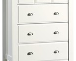 4-Drawer Dresser With Soft White Finish By Sauder Shoal Creek. - £187.11 GBP
