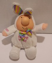 Ziggy Easter Bunny Rabbit Love You Plush Forget Me Not American Greetings 7 inch - £10.25 GBP