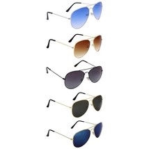 Unisex Adult Aviator Sunglasses (Pack of 5) - £14.00 GBP