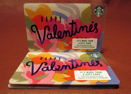 Starbucks 2017 HAPPY Valentine&#39;s Gift Card New with Tags - £3.90 GBP