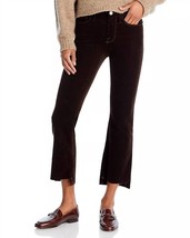 Frame le crop mini boot in corduroy in Espresso - size 25 - $140.58