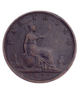 1872 Großbritannien Farthing VF Zustand Km #747.2 - £20.58 GBP