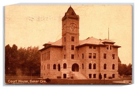 Court House Building Baker Oregon OR Sepia DB Postcard V8 - £3.01 GBP