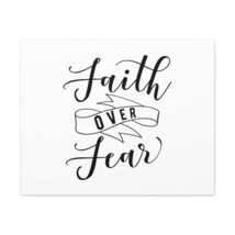  Isaiah 41:10 Faith Over Fear Ribbon Bible Verse Canvas Christia - £56.87 GBP+