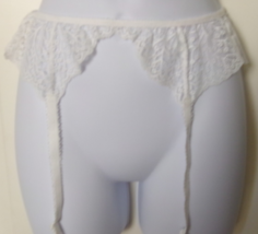 Journelle Allegra Suspender belt &amp; stockings White Size Medium - $424.45 MXN