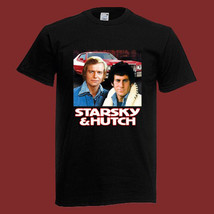 Starsky and Hutch Classic Movie Men&#39;s Black T-Shirt Size S-5XL - £11.08 GBP+