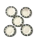 Pfaltzgraff Portfolio FOREST Lot Of 5 SAUCERS Green Red Beige - $300.82 MXN